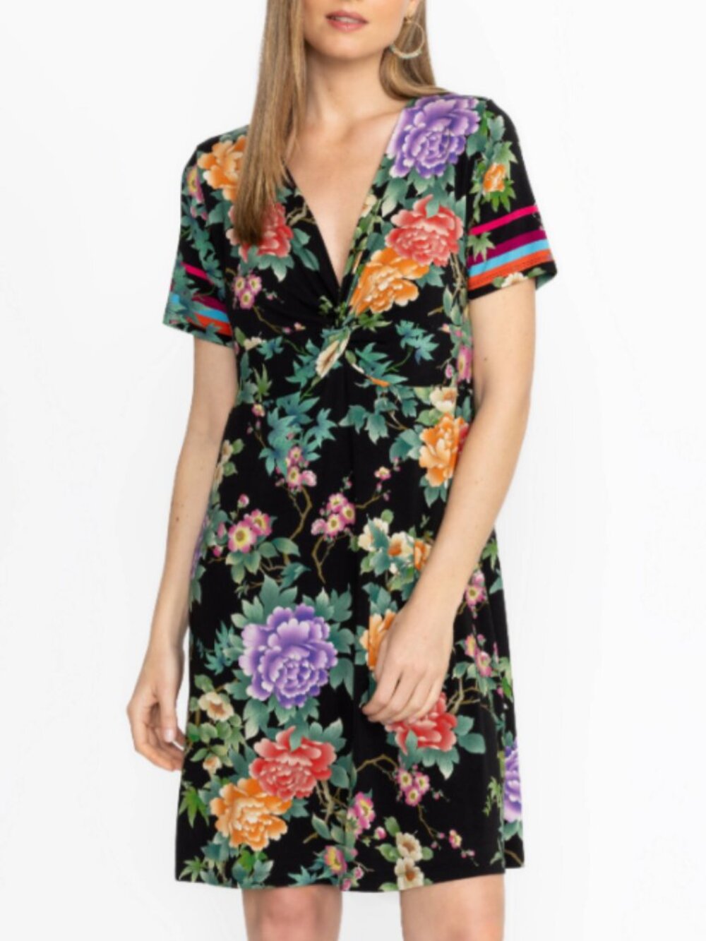 Johnny Was Janie Favorite Twist Front Swing Dress